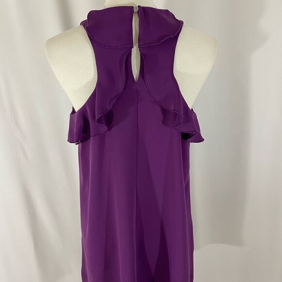 LOFT Purple Sleeveless Dress - Picture 4 of 6